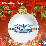 Alternating Flag Christmas Ornament